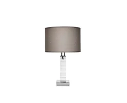 ADIANTE H434 FLANNEL-GREY LAMPSHADE TABLE LAMP