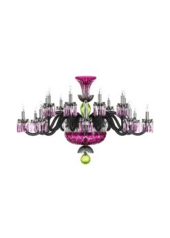 ARLEQUIN HORIZ 18L SKY-BLUE DARK-BLUE F-GREY CHANDELIER