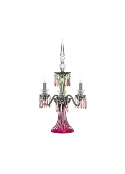 ARLEQUIN 3L AMETHYST C-GREEN F-GREY CANDELABRA