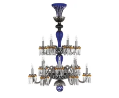 ARLEQUIN 18L DARK-BLUE BLACK F-GREY CHANDELIER