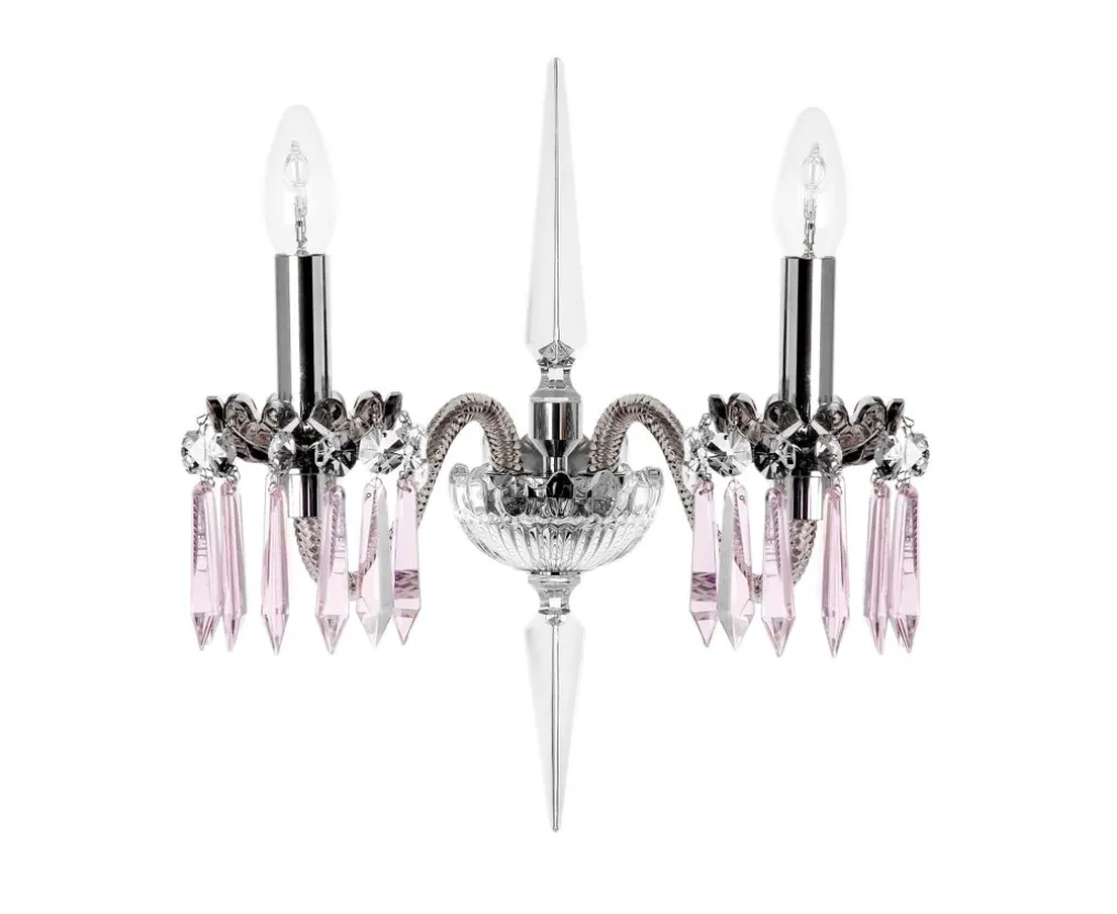 ARLEQUIN 2L FLANNEL-GREY LILAC SCONCE
