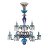 ARLEQUIN 12L SKY-BLUE DARK-BLUE F-GREY CHANDELIER