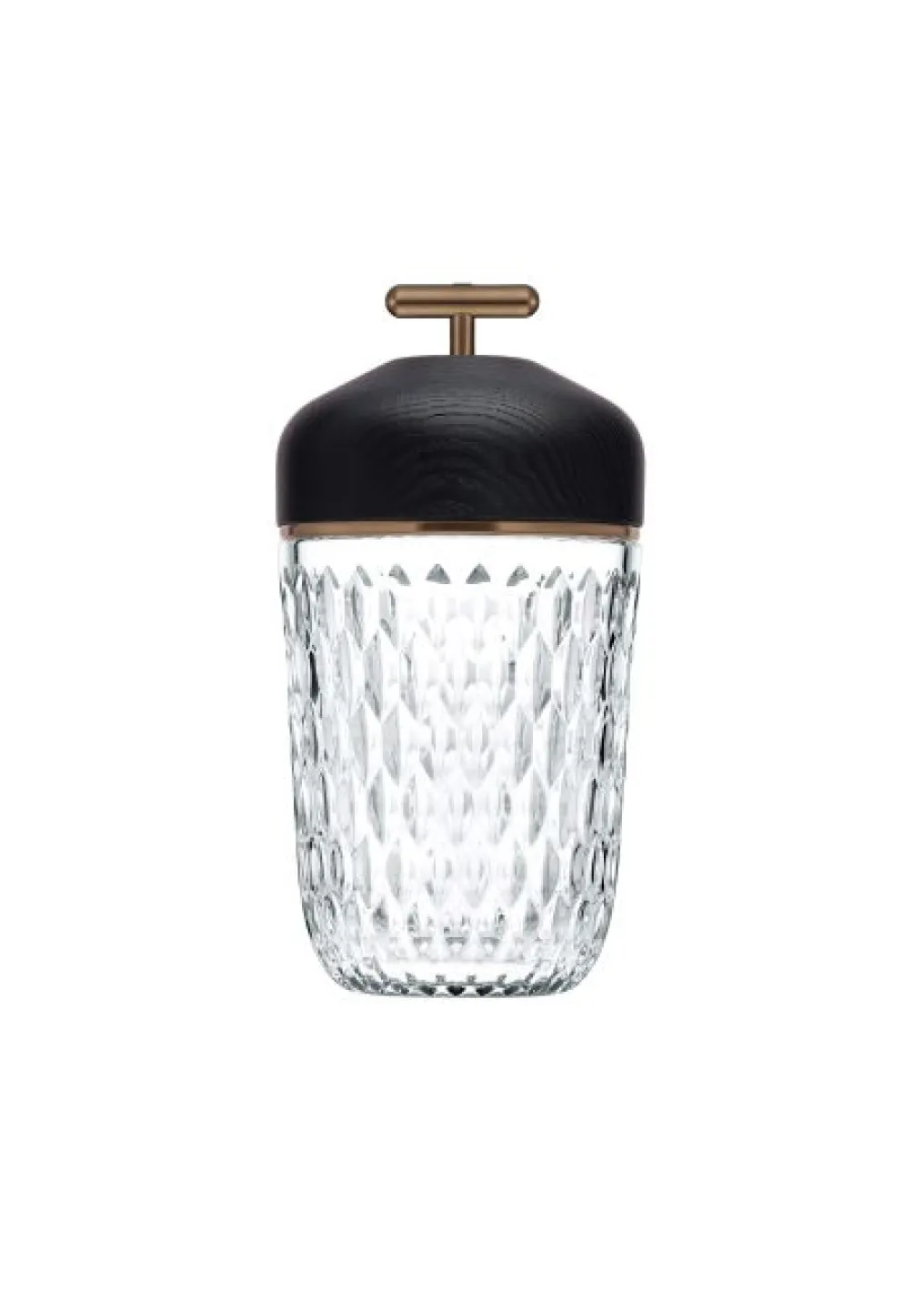 FOLIA BLACK WOOD BRONZE ANODIZED ALU FINISH PORTABLE LAMP