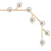 FOLIA 7L 45° UNIT CLEAR WOOD SCONCE