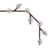 FOLIA 7L 45° UNIT DARK WOOD SCONCE