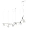 FOLIA 7L 45° UNIT WHITE WOOD PENDANT LIGHT