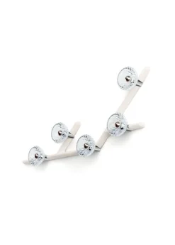 FOLIA 5L 45° UNIT WHITE WOOD SCONCE