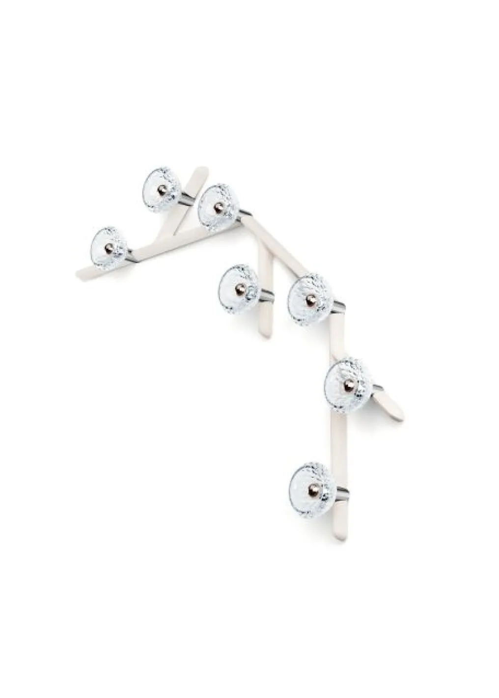 FOLIA 7L 45° UNIT WHITE WOOD SCONCE