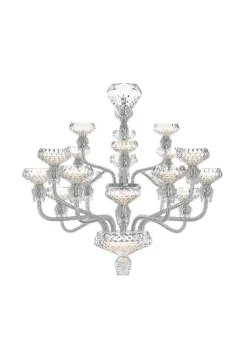 FOLIA 18L CHROME-PLATED FINISH CHANDELIER