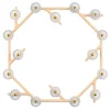 FOLIA 16L CIRCULAR UNIT CLEAR WOOD SCONCE