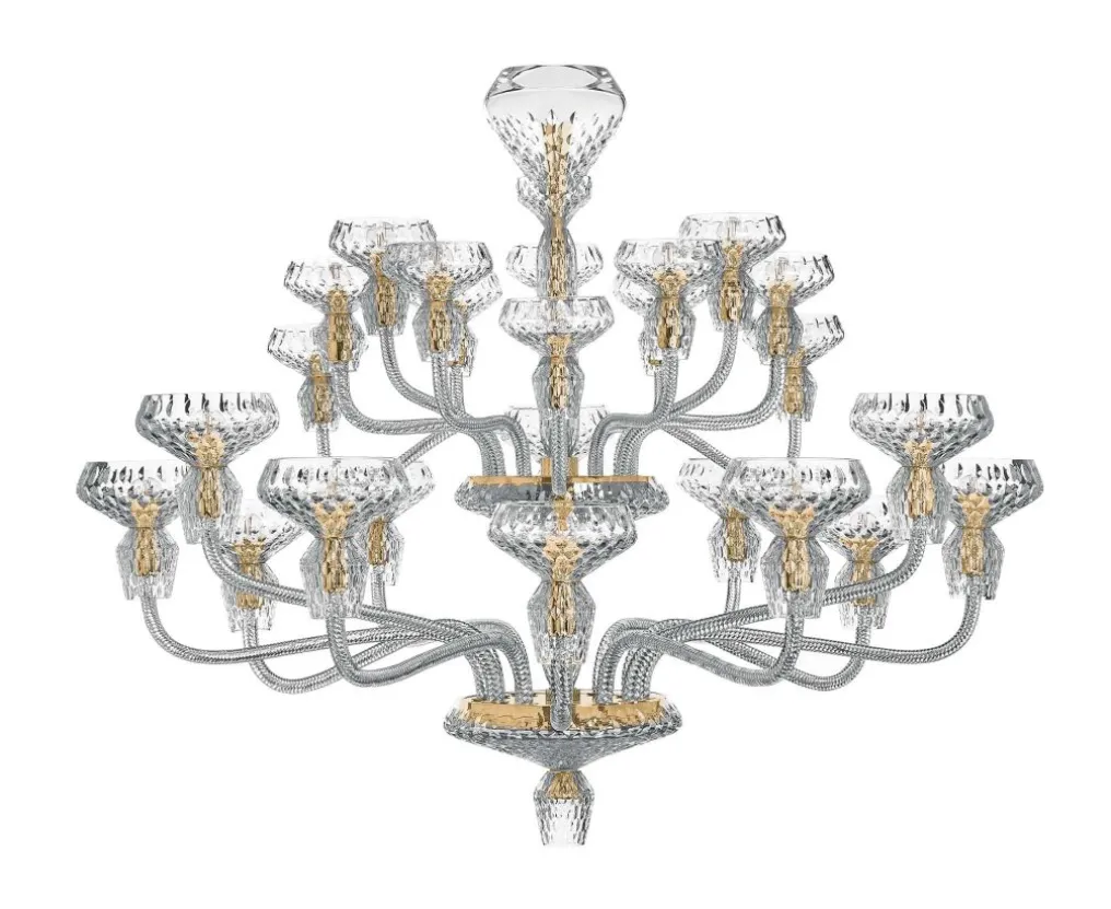 FOLIA 24L GOLDEN FINISH CHANDELIER
