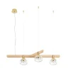 FOLIA 3L LEFT UNIT CLEAR WOOD PENDANT LIGHT