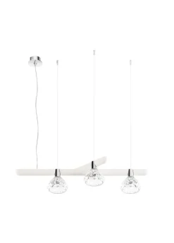 FOLIA 3L LEFT UNIT CLEAR WOOD PENDANT LIGHT