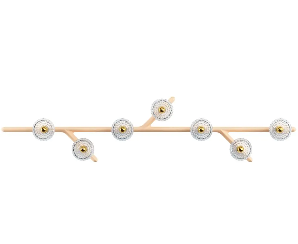 FOLIA 7L LINEAR UNIT CLEAR WOOD SCONCE