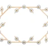 FOLIA 20L OVAL UNIT CLEAR WOOD SCONCE