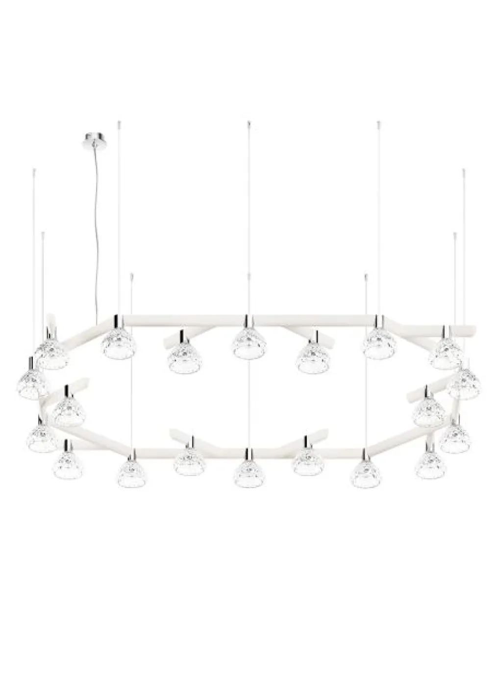 FOLIA 20L OVAL UNIT CLEAR WOOD PENDANT LIGHT