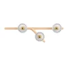 FOLIA 3L RIGHT UNIT CLEAR WOOD SCONCE