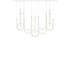 10-light horizontal chandelier: Discover this exceptionally designed chandelier