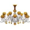 MAHARADJA HORIZ 18L CHANDELIER