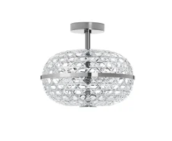 ROYAL DOUBLE CHROME-PLATED FINISH CEILING LIGHT