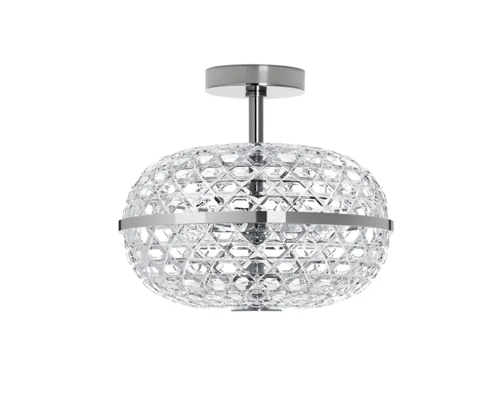 ROYAL DOUBLE CHROME-PLATED FINISH CEILING LIGHT