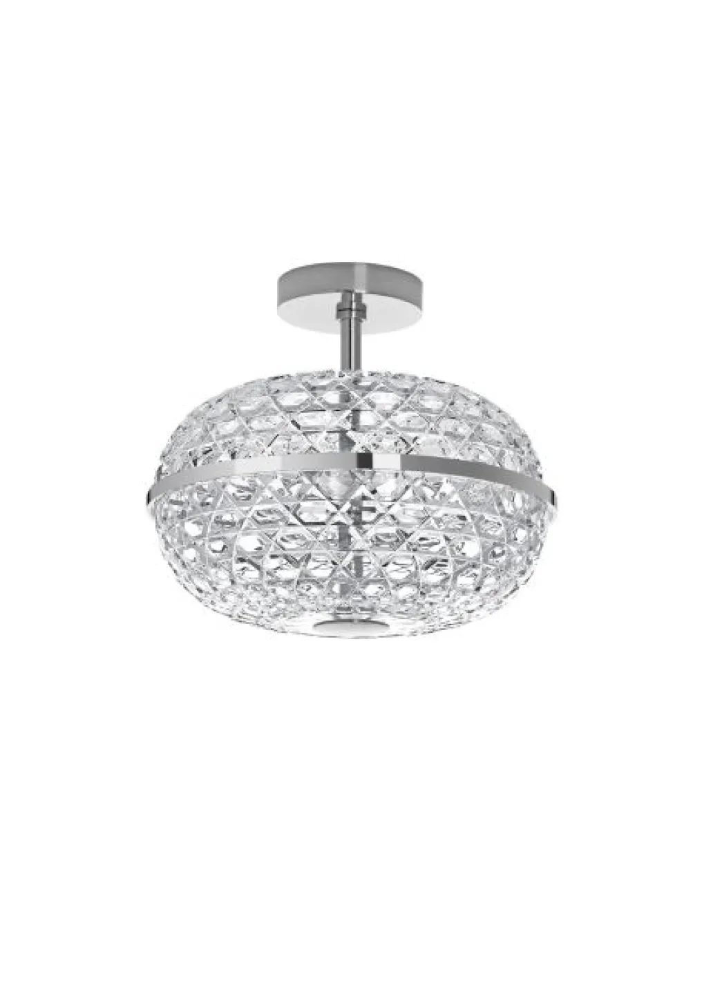 ROYAL DOUBLE CHROME-PLATED FINISH CEILING LIGHT
