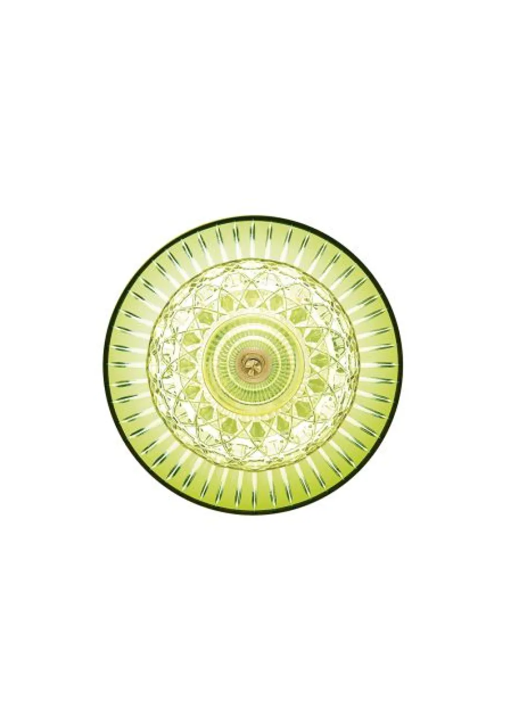 ROYAL 1L C-GREEN GOLDEN FINISH IP44 SCONCE CUP