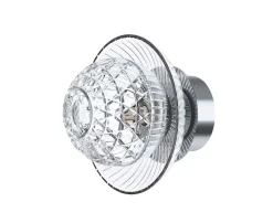 ROYAL 1L POLISHED STAINLESS STEEL FINISH IP44 SCONCE CUP