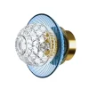 ROYAL 1L SKY-BLUE GOLDEN FINISH IP44 SCONCE CUP