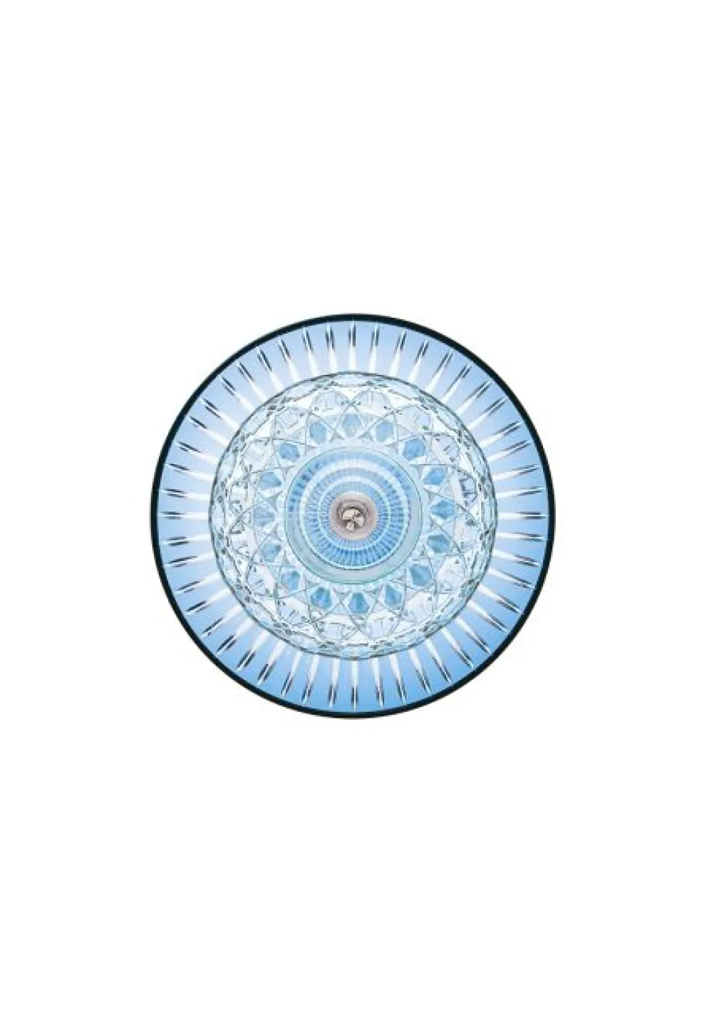 ROYAL 1L SKY-BLUE NICKEL-PLATED FINISH IP44 SCONCE CUP