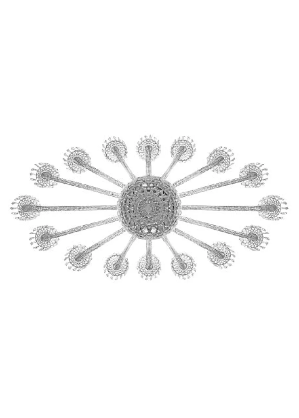 ROYAL OVAL 16L 1600X750 CHANDELIER
