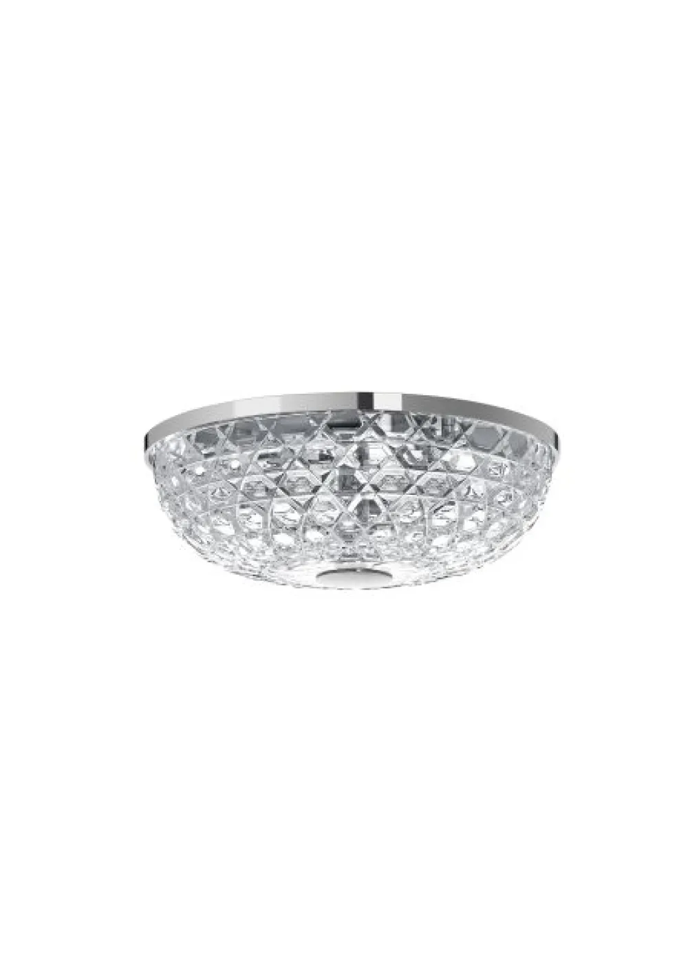 ROYAL SINGLE CHROME-PLATED FINISH CEILING LIGHT