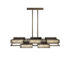 VIBRATION 10L 1400X1150 BRONZE FINISH CHANDELIER