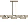VIBRATION 14L 2000X1150 BRONZE FINISH CHANDELIER