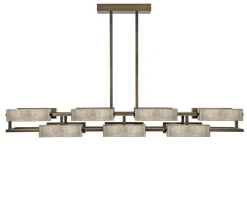 VIBRATION 14L 2000X1150 BRONZE FINISH CHANDELIER