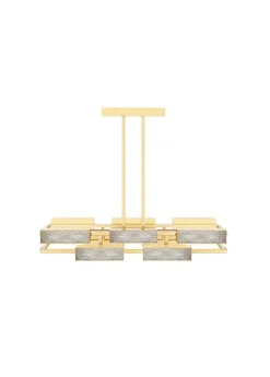 VIBRATION 10L 1400X1150 BRONZE FINISH CHANDELIER