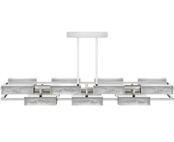 VIBRATION 14L 2000X850 CHROME-PLATED FINISH CHANDELIER